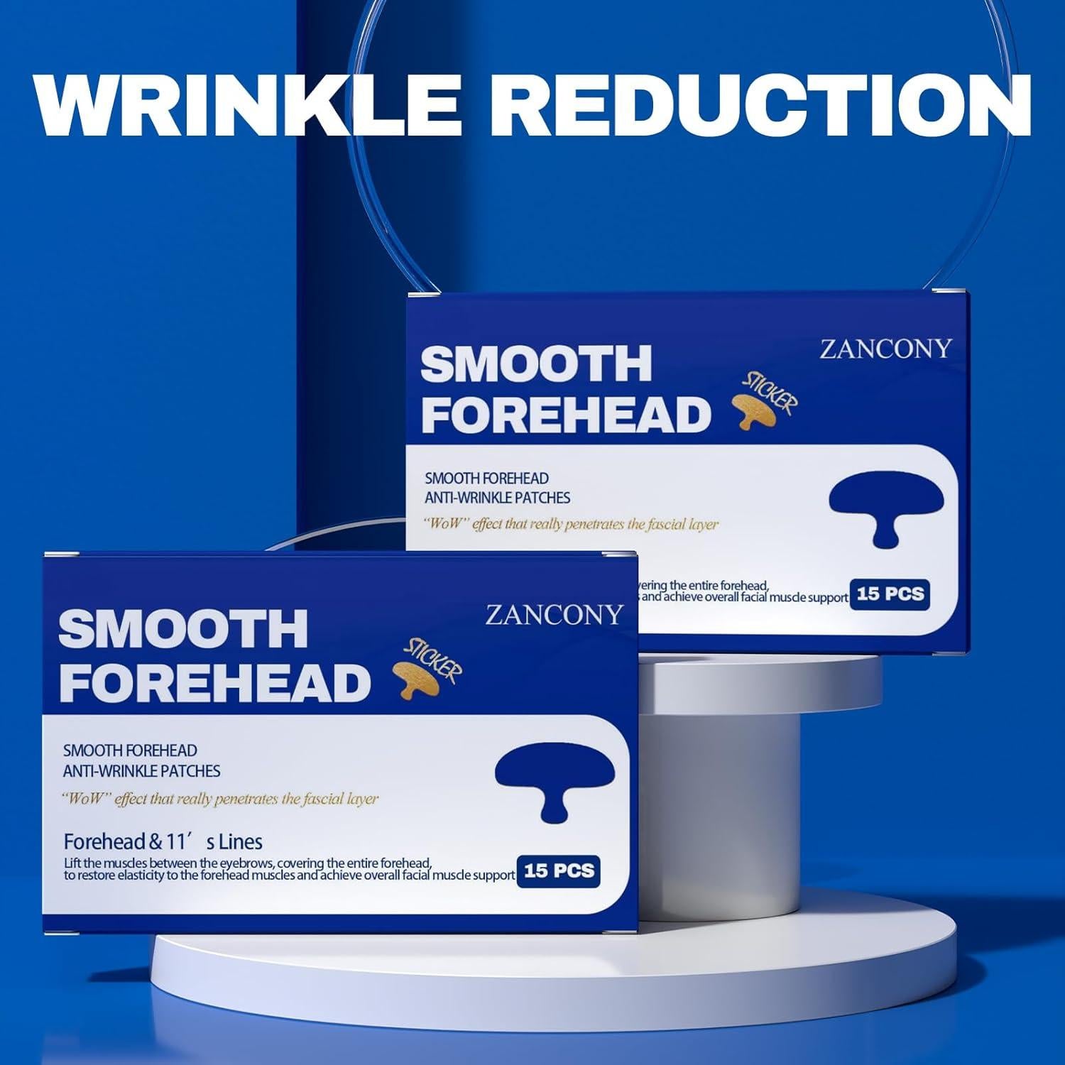 Parche Antienvejecimiento para Arrugas en la Frente 15 PCS