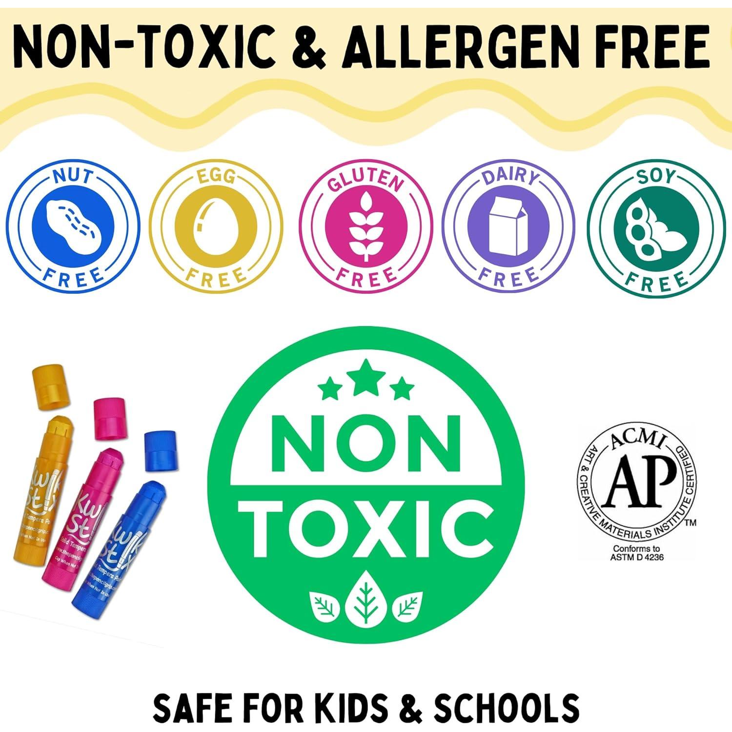 Kwik Stix Pintura Tempera Sólida 10 Colores Joyas