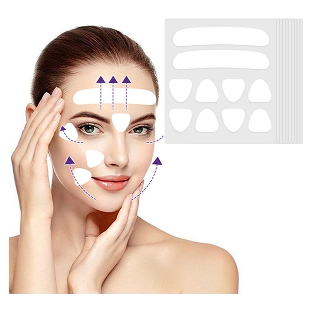 Parches Antiarrugas Faciales 100 Piezas Cinta Invisible