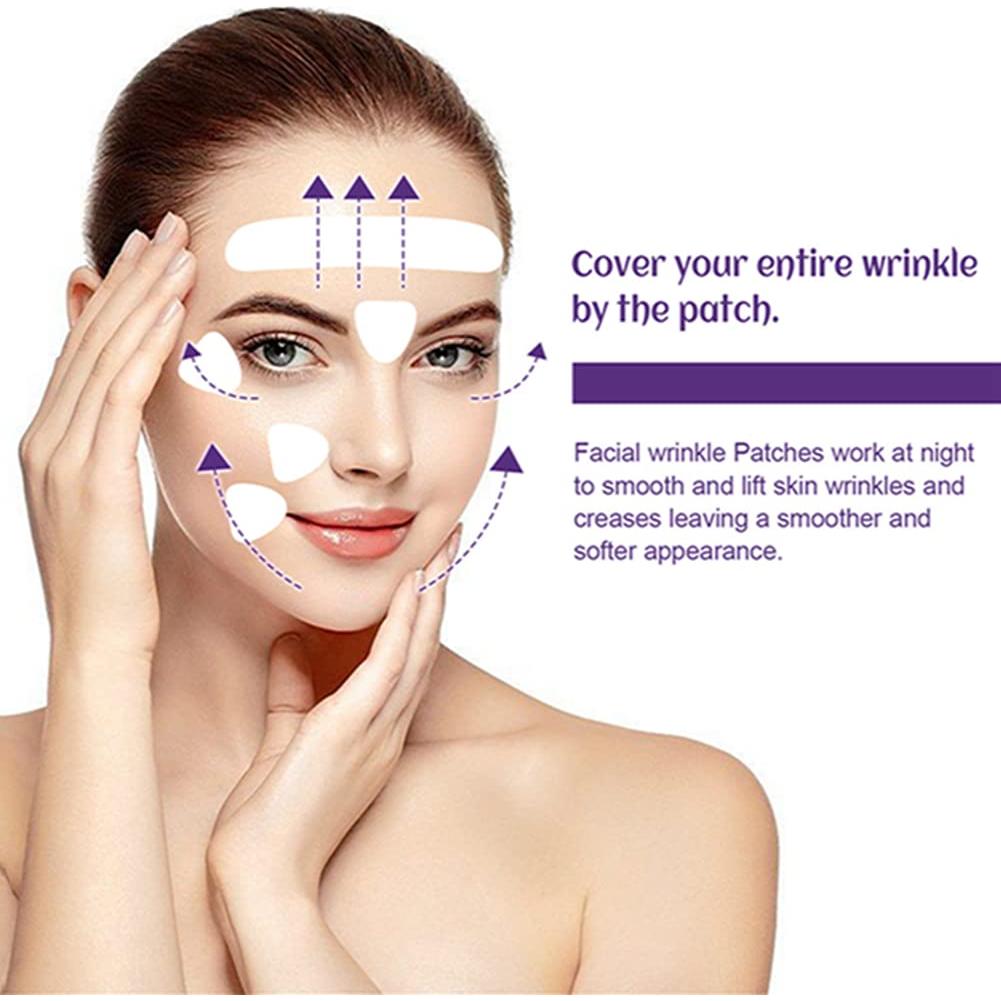 Parches Antiarrugas Faciales 100 Piezas Cinta Invisible