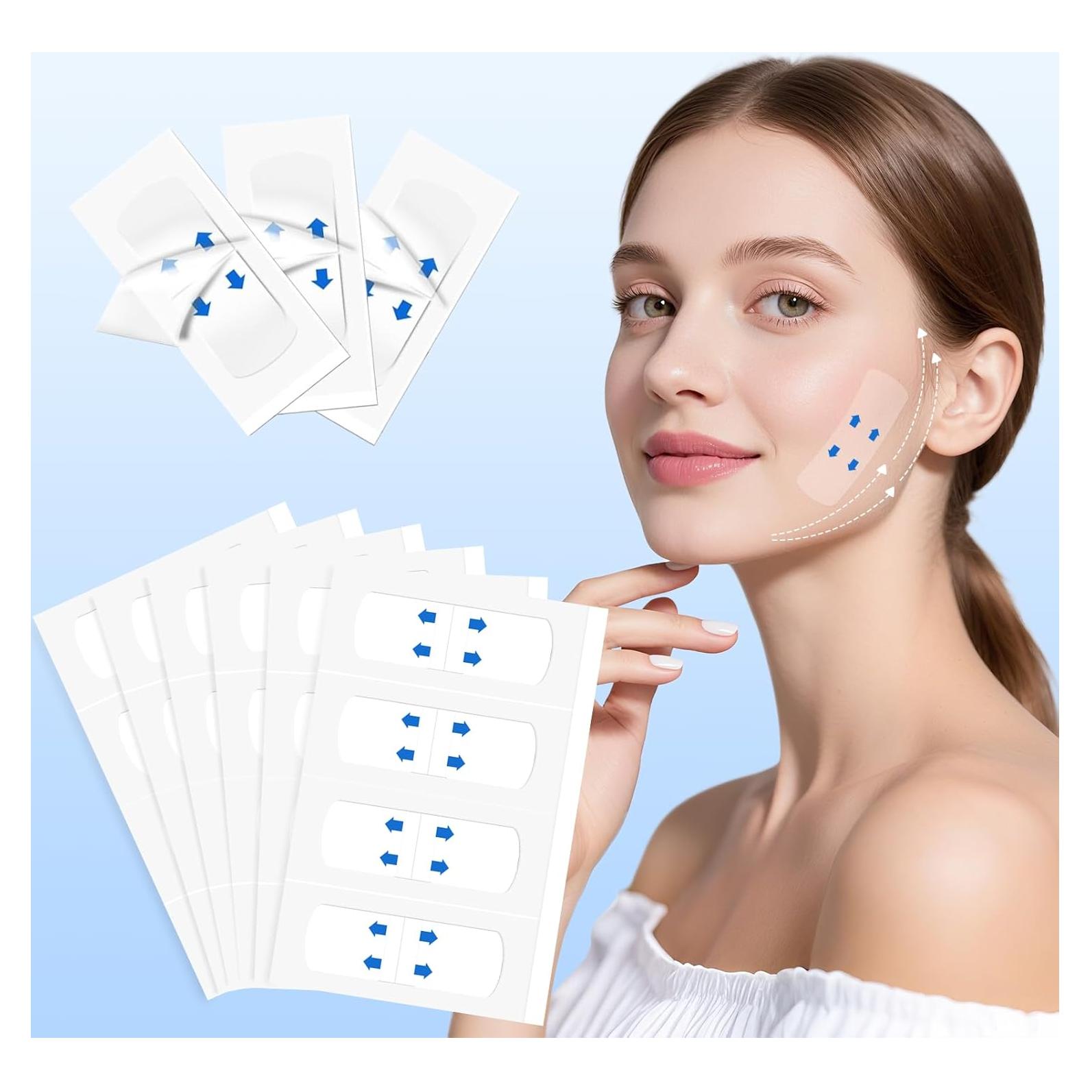 Cinta Levantadora Facial Invisible Viowey 152PCS - Efecto V