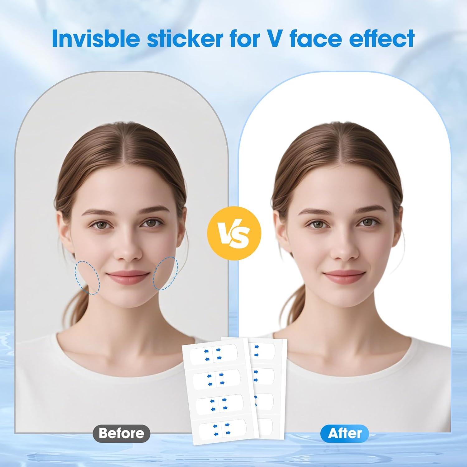 Cinta Levantadora Facial Invisible Viowey 152PCS - Efecto V