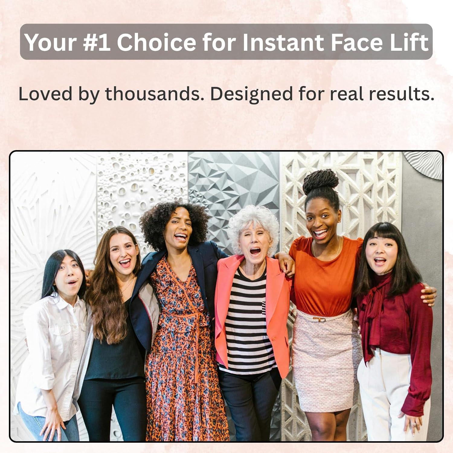 Kit de Cinta Levantadora Facial Invisible 124PCS - Antiarrugas