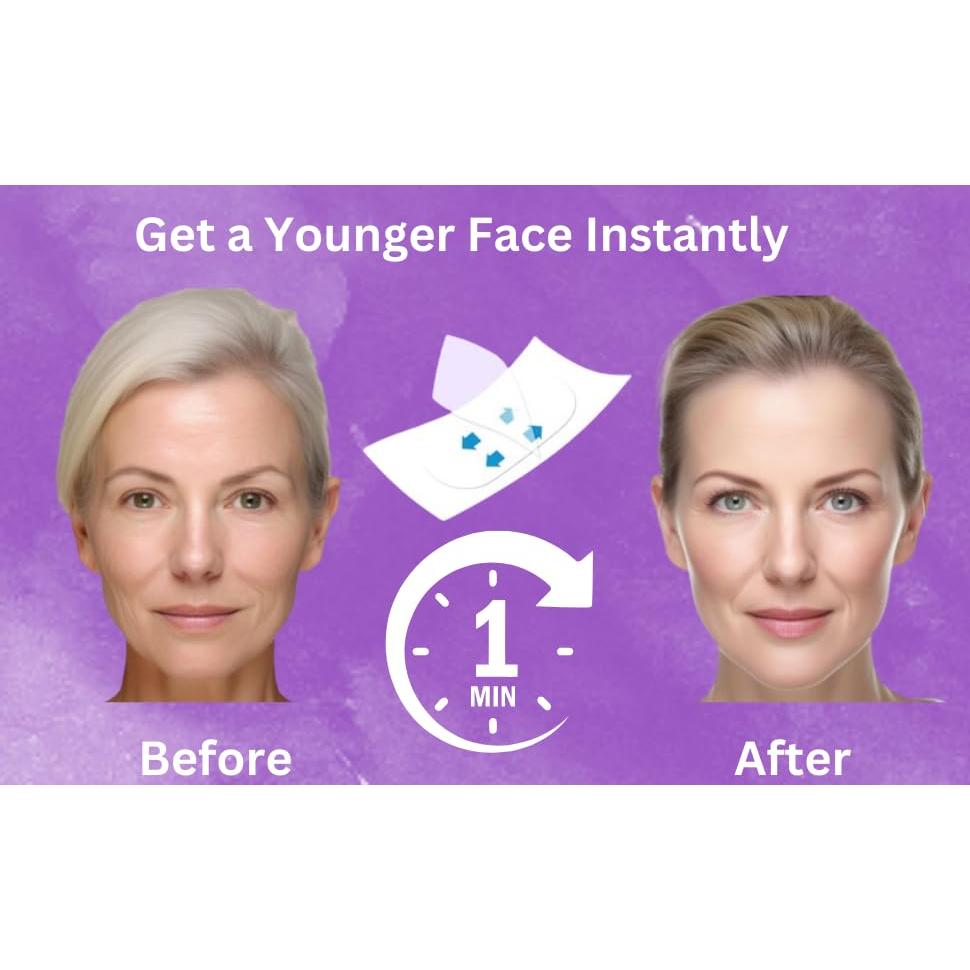 Cinta Levantadora Facial Invisible AU - 100 Pcs - Antiarrugas