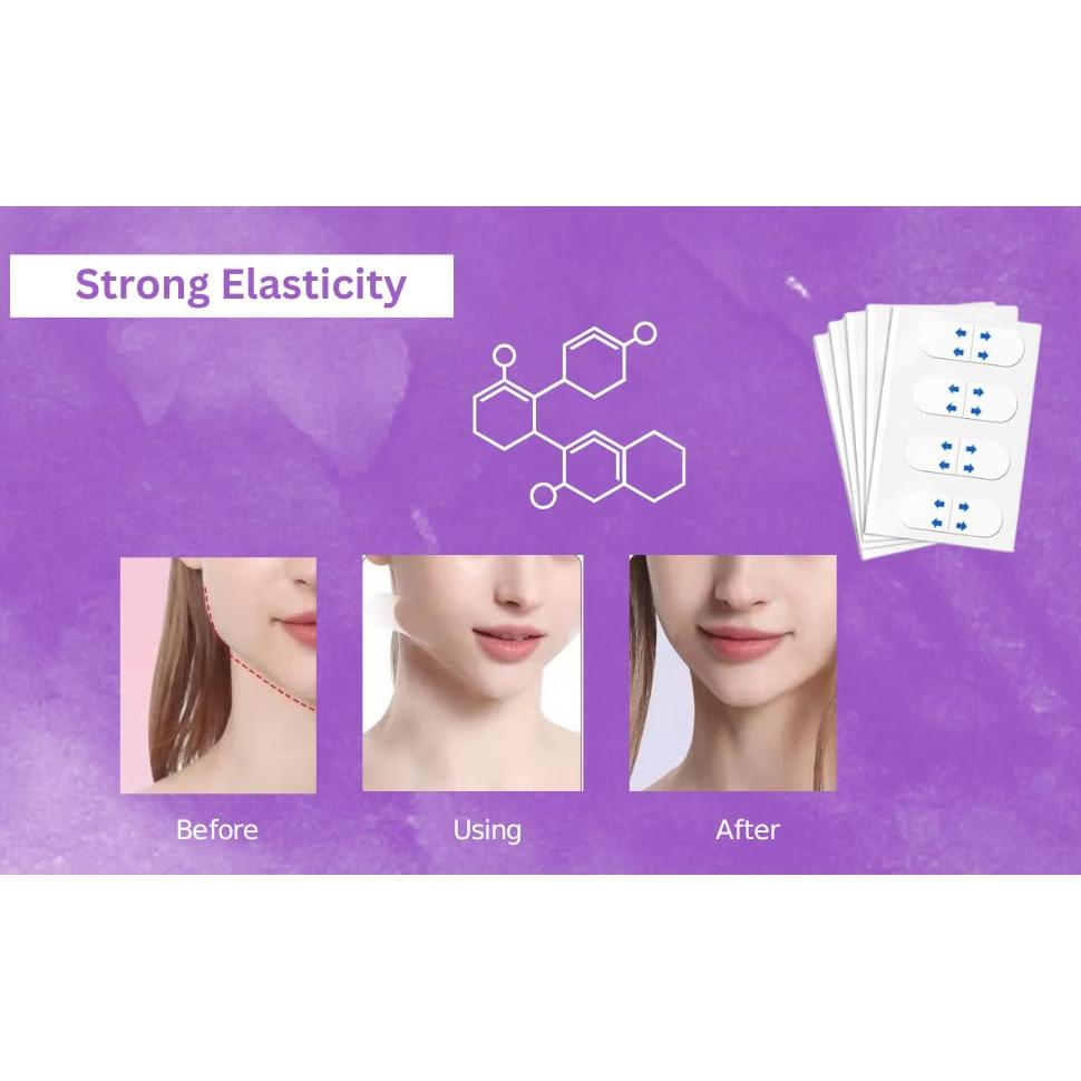 Cinta Levantadora Facial Invisible AU - 100 Pcs - Antiarrugas