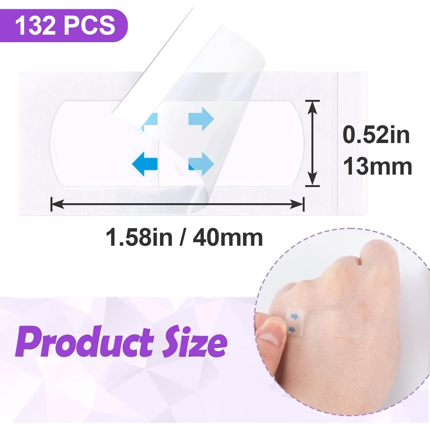 Cinta Adhesiva Invisible para Levantar la Cara Alpinleux - 132 Pcs