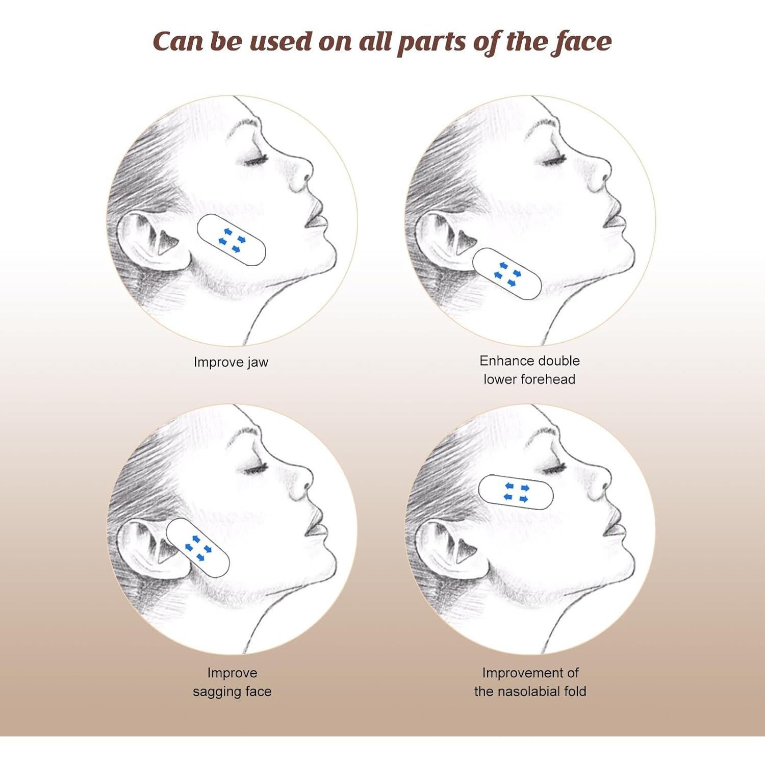 Cinta Elevadora Facial Invisible HIDOVETEC 120 Piezas