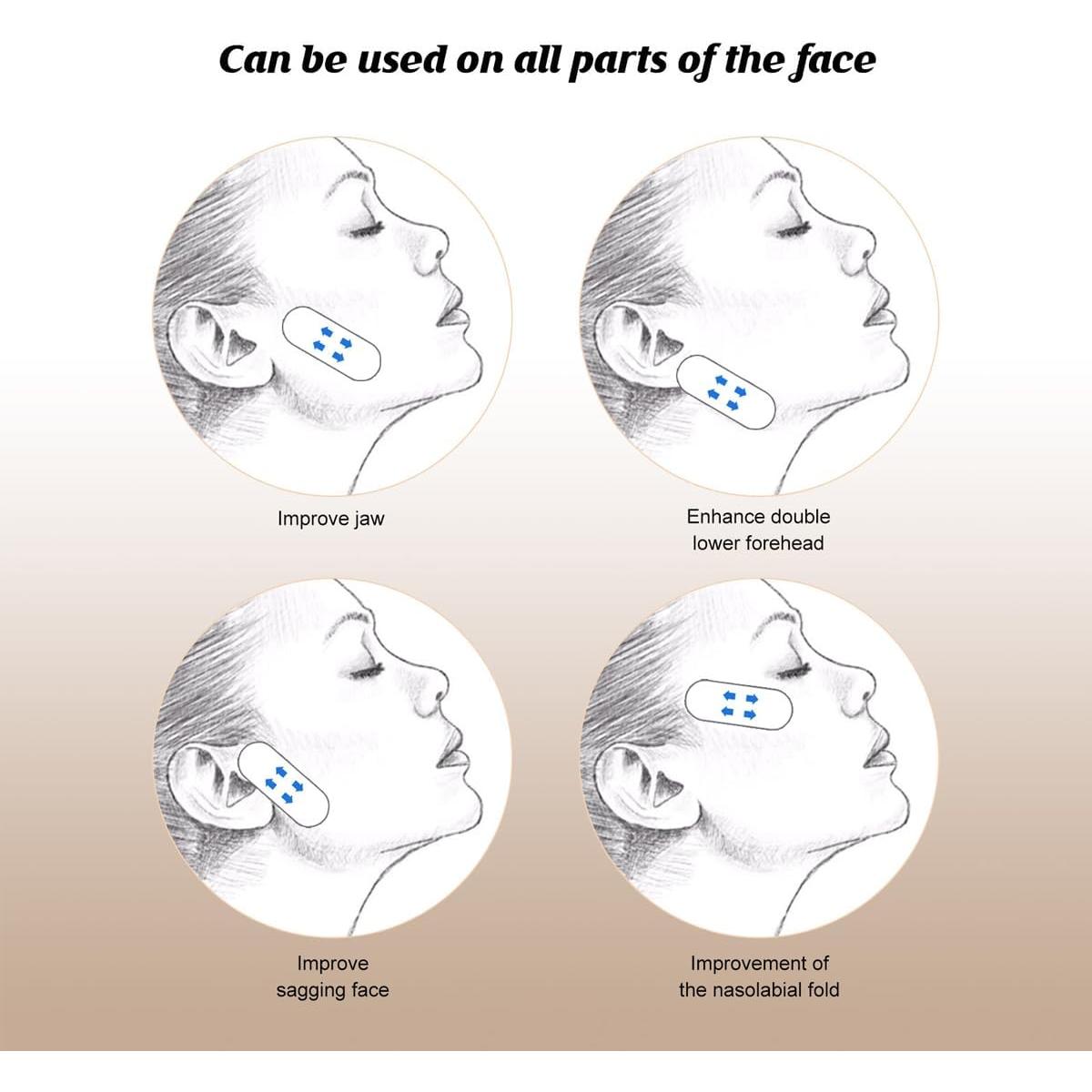 Cinta Lifting Facial Invisible Thyrhntr 240PCS Antiarrugas