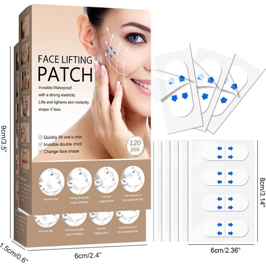 Cinta Lifting Facial Invisible Thyrhntr 240PCS Antiarrugas
