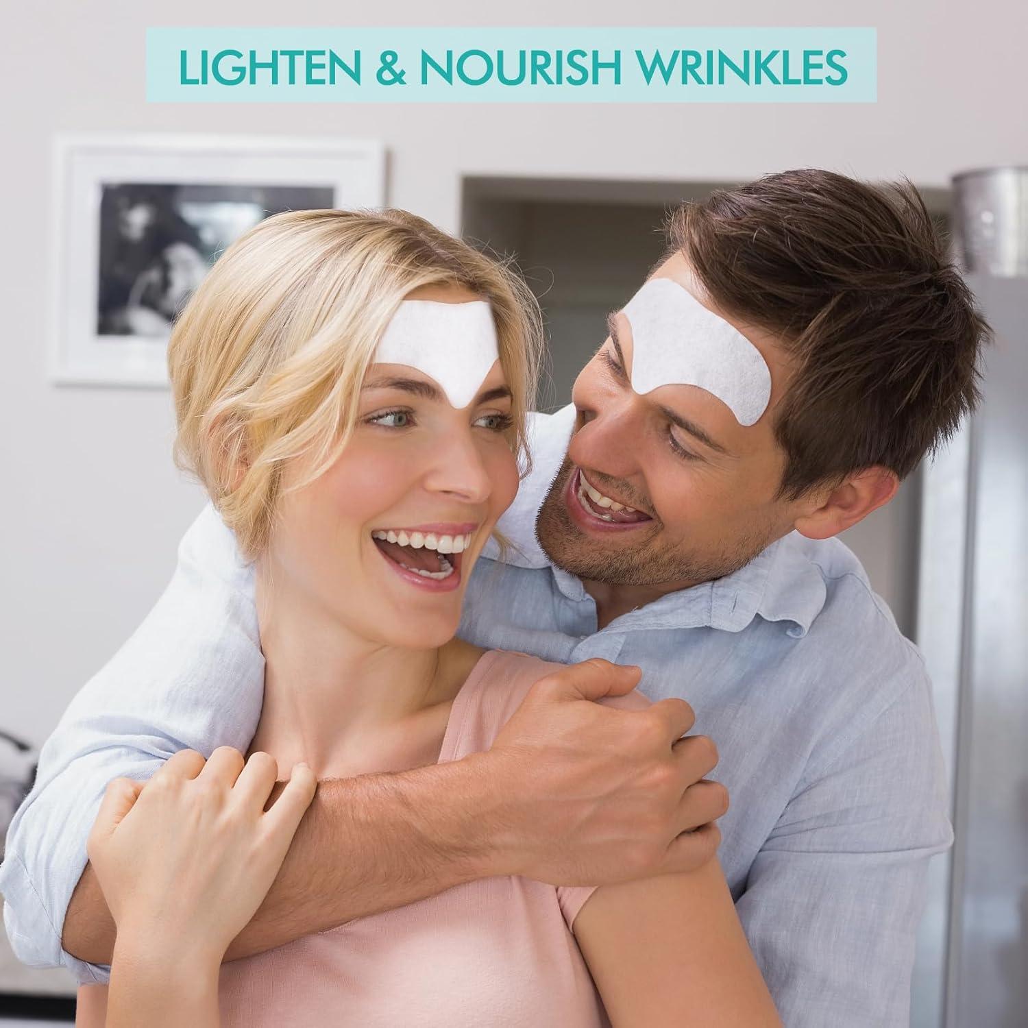 Parches Antienvejecimiento para Arrugas en la Frente AUSLKA 24PCS