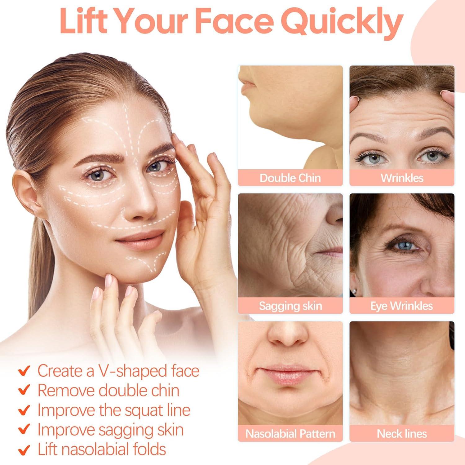 Cinta de Levantamiento Facial Invisible Atnadov - 200 Piezas