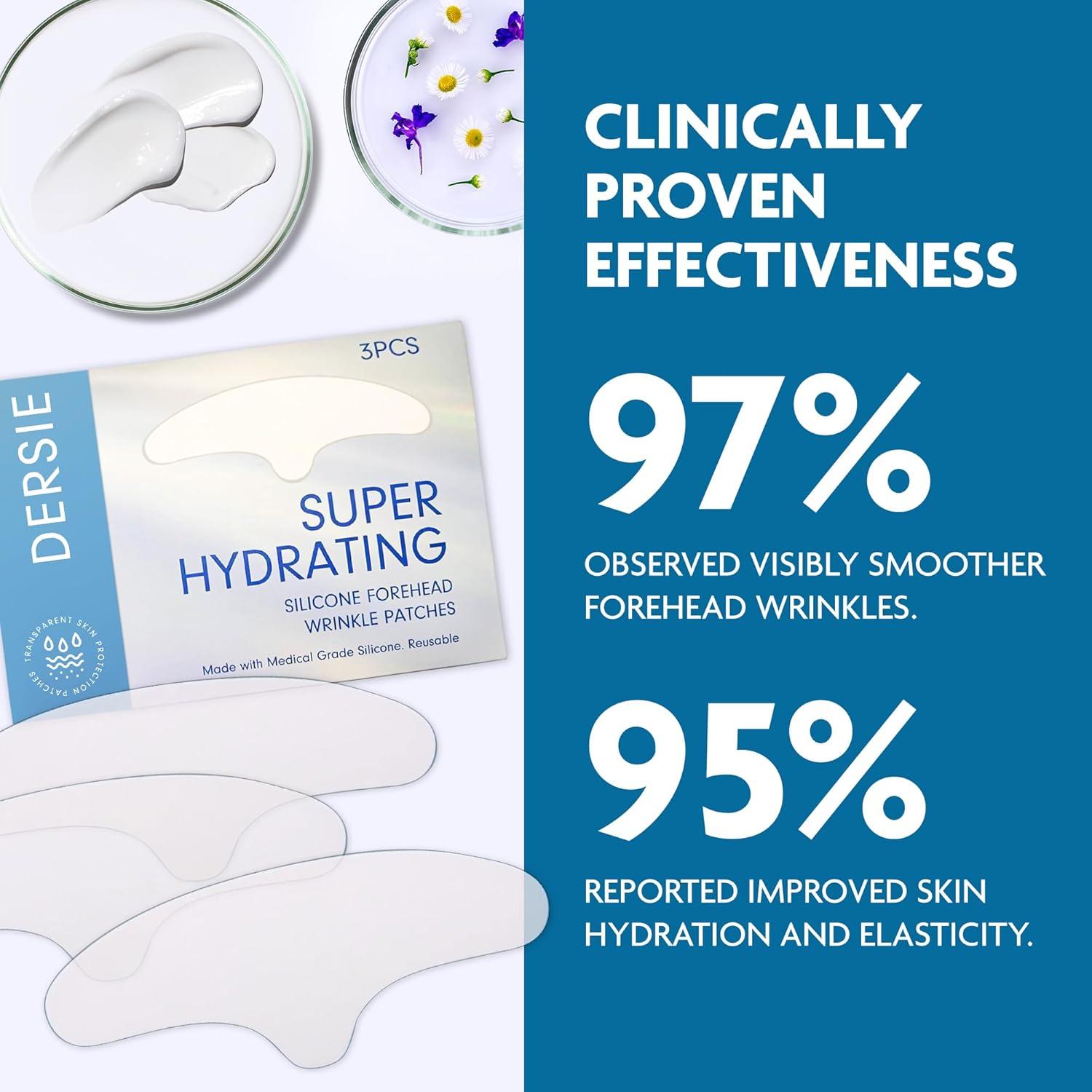 Parche de Silicona Antiarrugas Dersie - 3 Unidades Reutilizables