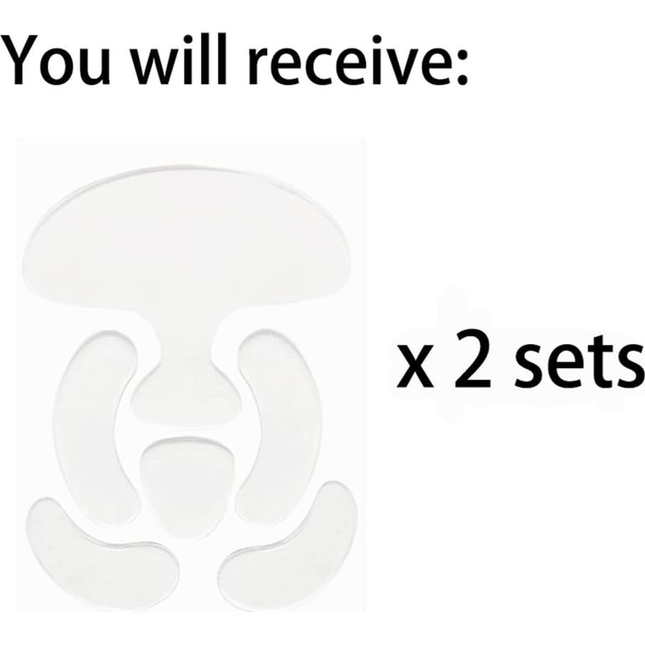 Parche Facial Hidrogel Reutilizable WXYINSPAS 12 Piezas