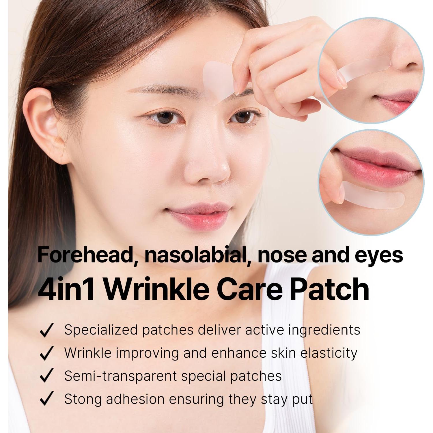 Parche Antienvejecimiento AVCA para Arrugas Faciales - 55 Piezas