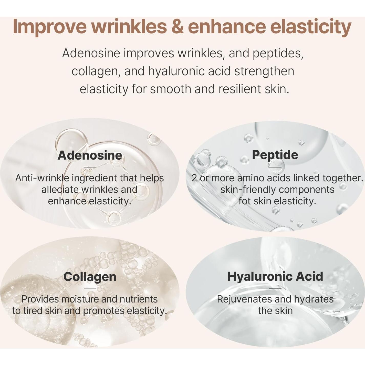 Parche Antienvejecimiento AVCA para Arrugas Faciales - 55 Piezas