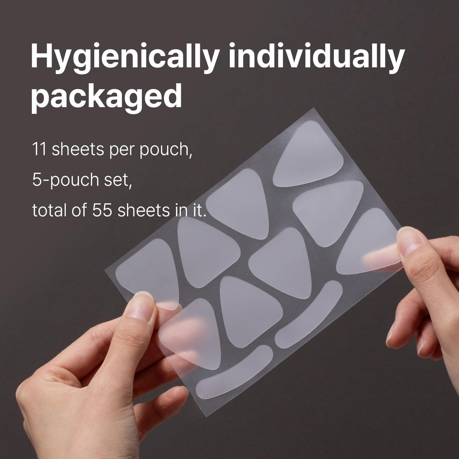 Parche Antienvejecimiento AVCA para Arrugas Faciales - 55 Piezas