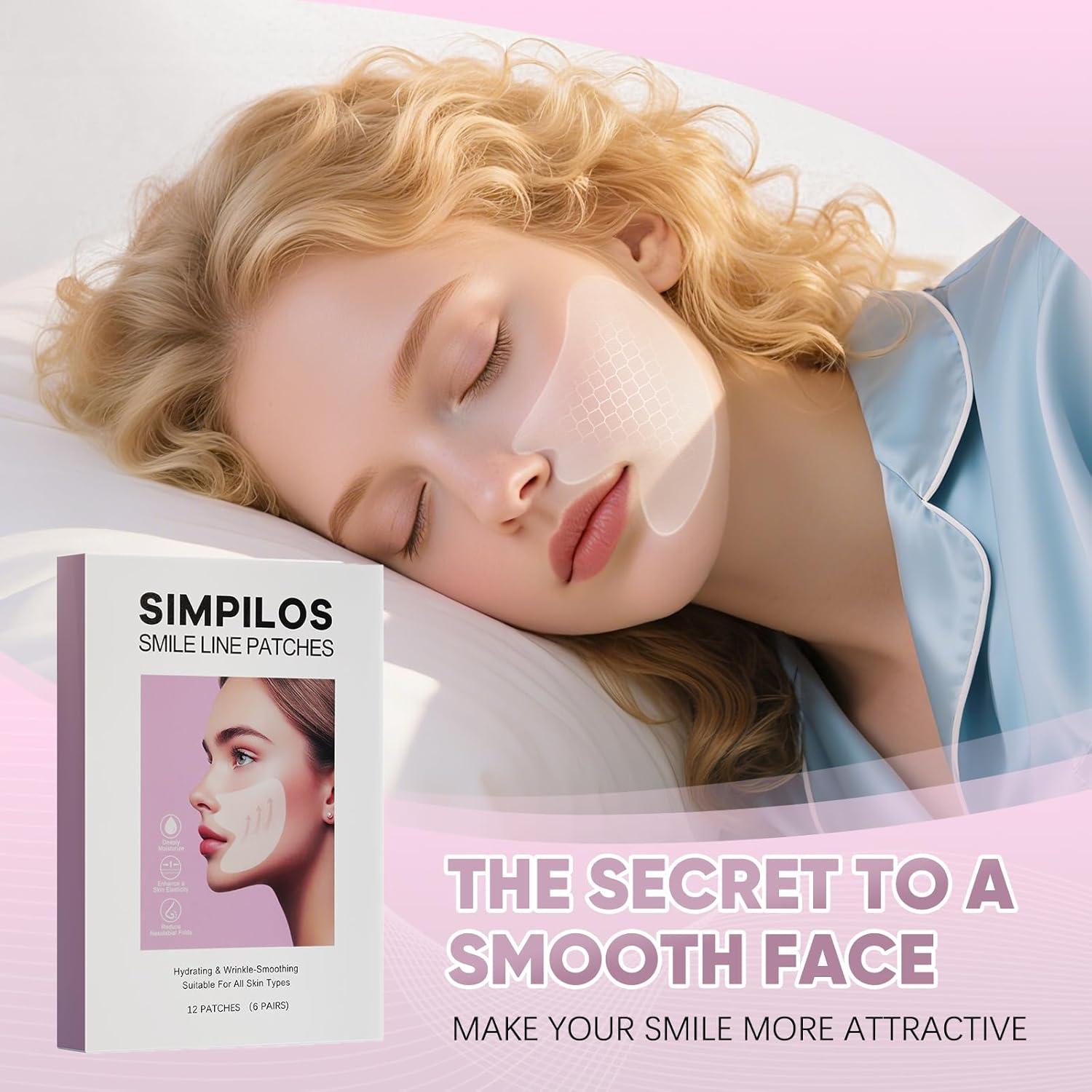 Parche Antiarrugas Simpilos para Líneas de Sonrisa - 6 Pares