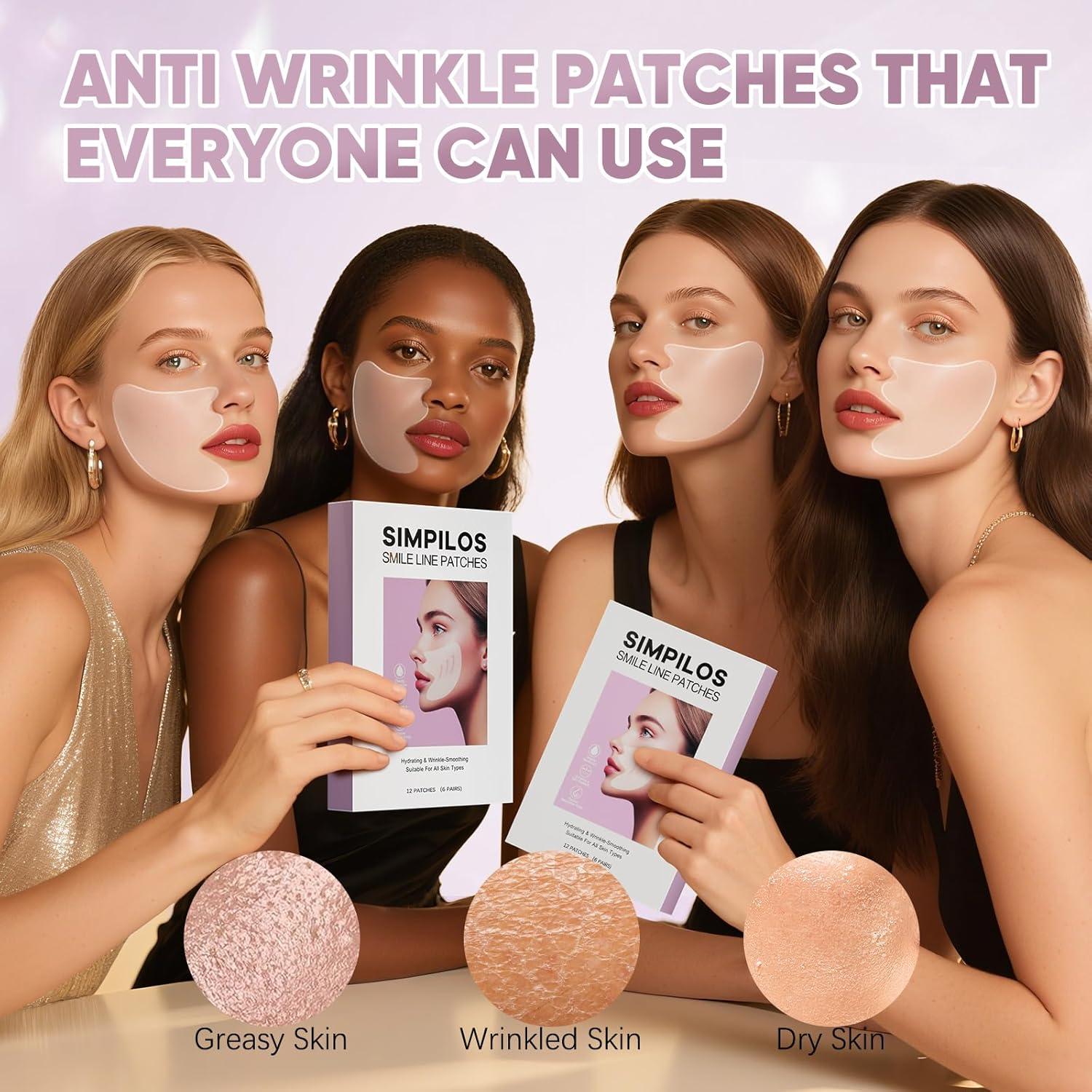 Parche Antiarrugas Simpilos para Líneas de Sonrisa - 6 Pares