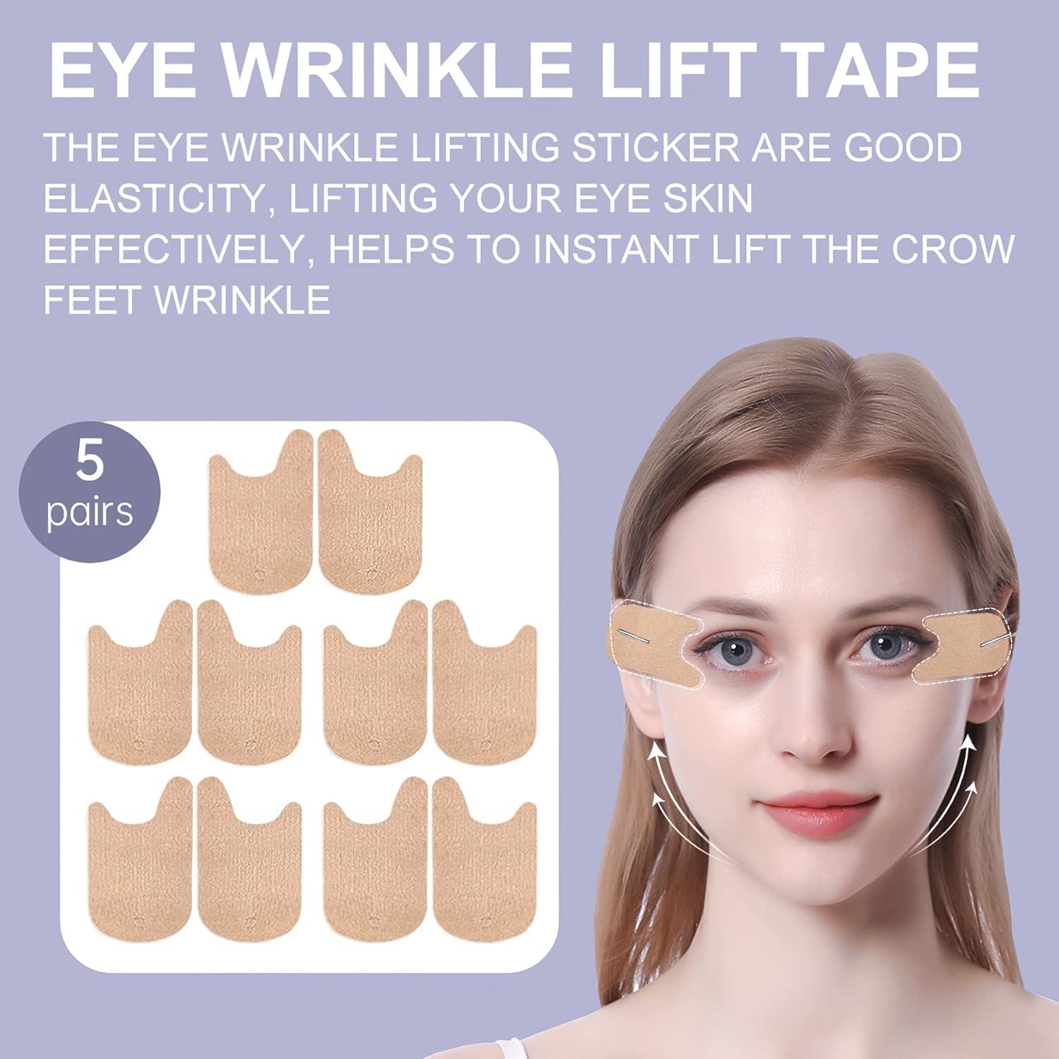 Cintas Elevadoras para Arrugas en Ojos Moonlight-ybh - 4 Bandas + 5 Pares Repuestos