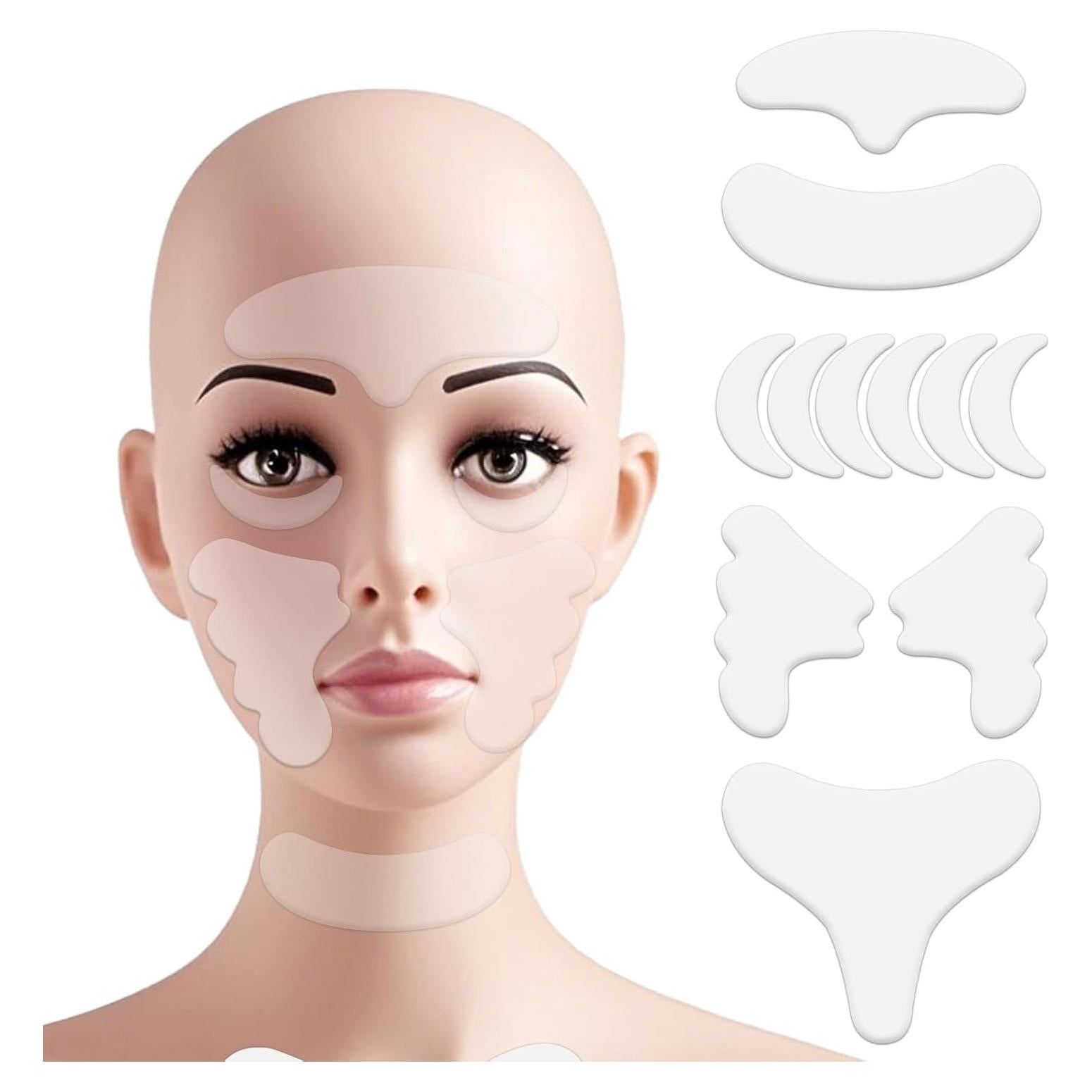 Parches Antienvejecimiento BOXOB 11 Piezas Silicona Reutilizables