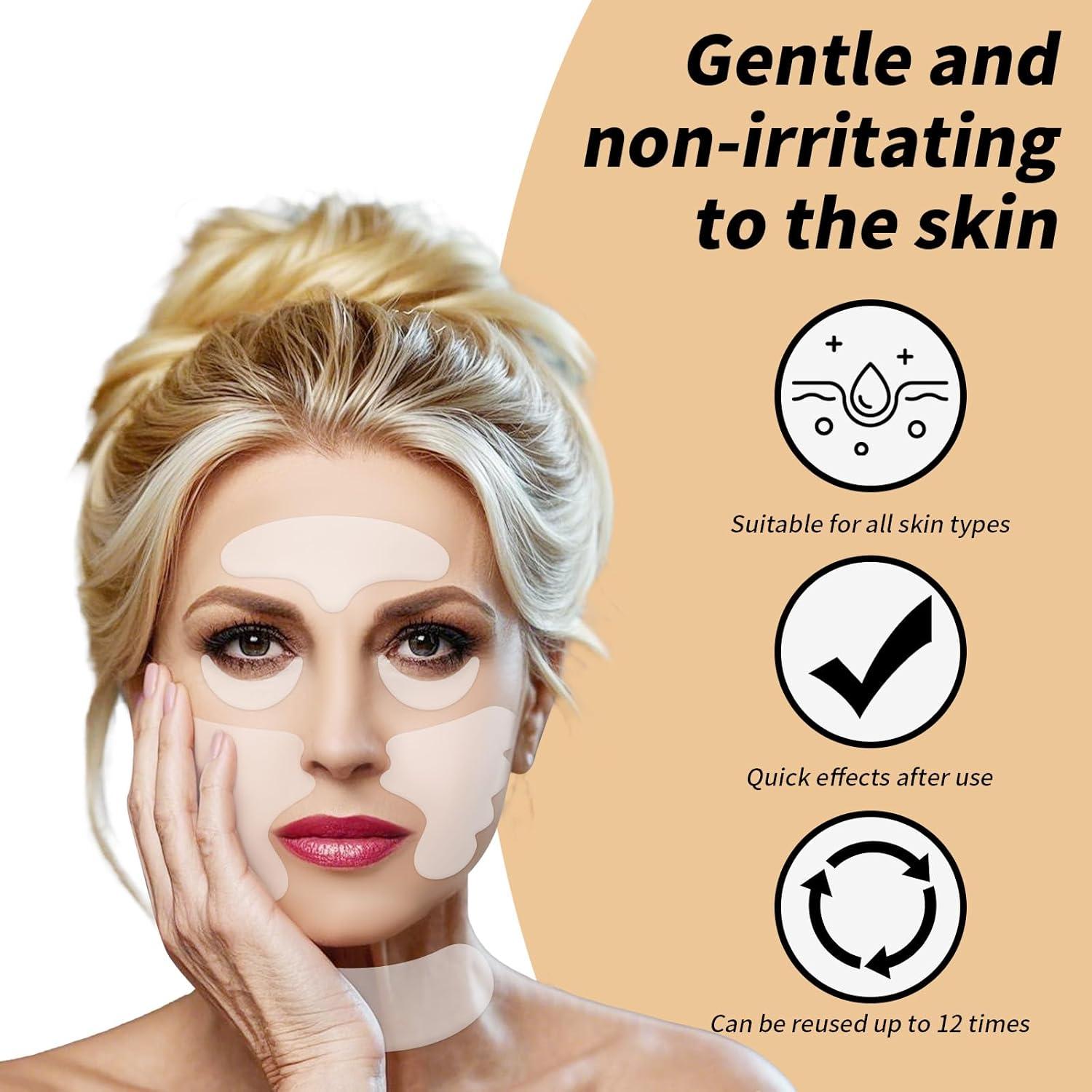 Parches Antienvejecimiento BOXOB 11 Piezas Silicona Reutilizables