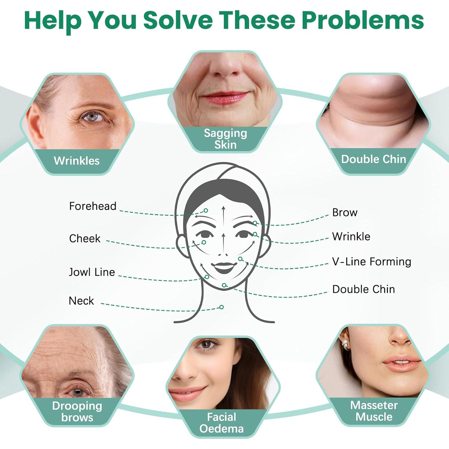 Cinta Levantadora Invisible KOSOBO para Cara y Cuello - 256 Piezas