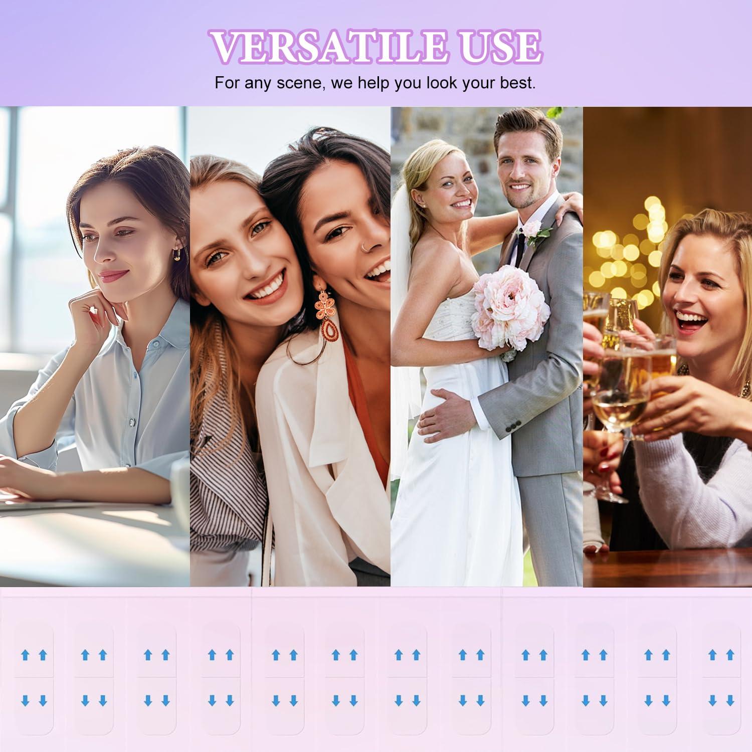 Cinta Levantadora Facial Invisible YAGUVI 80 Piezas Efecto Instantáneo