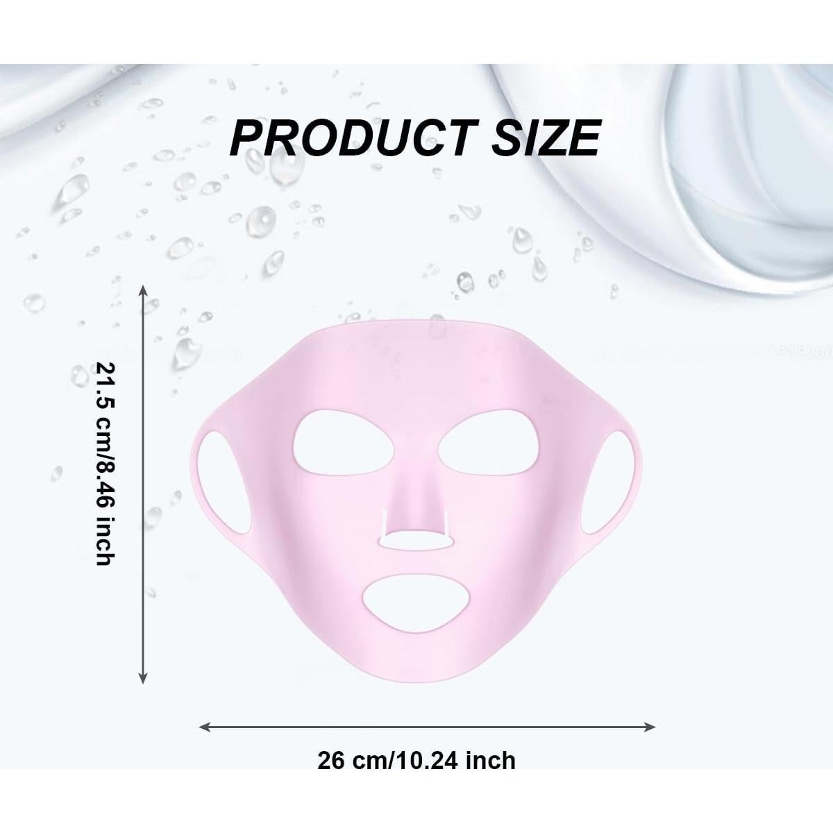 2 Máscaras de Silicona Reutilizables Naturahand Rosa y Blanca