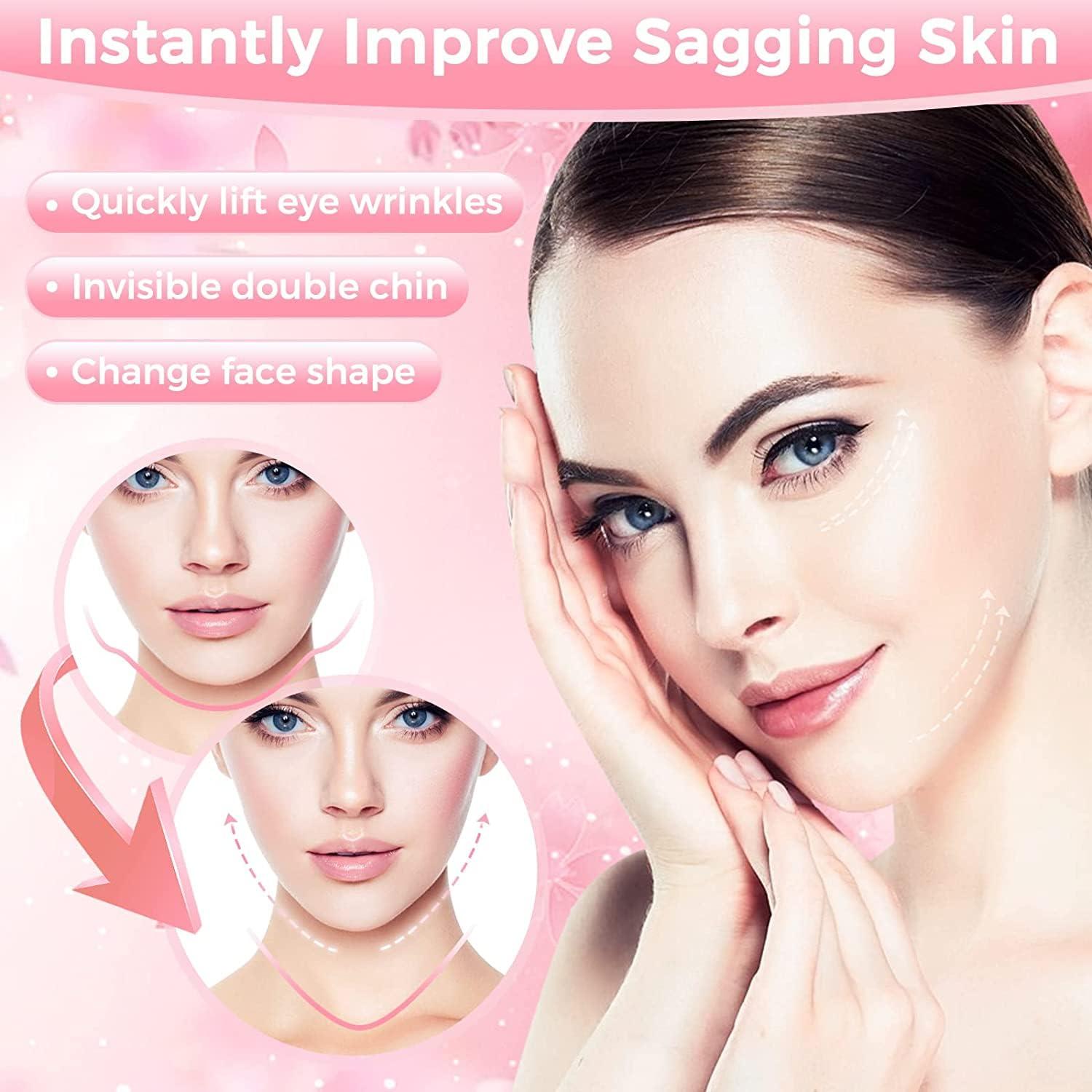 Cinta de Levantamiento Facial Invisible LadPemo - 100 Piezas