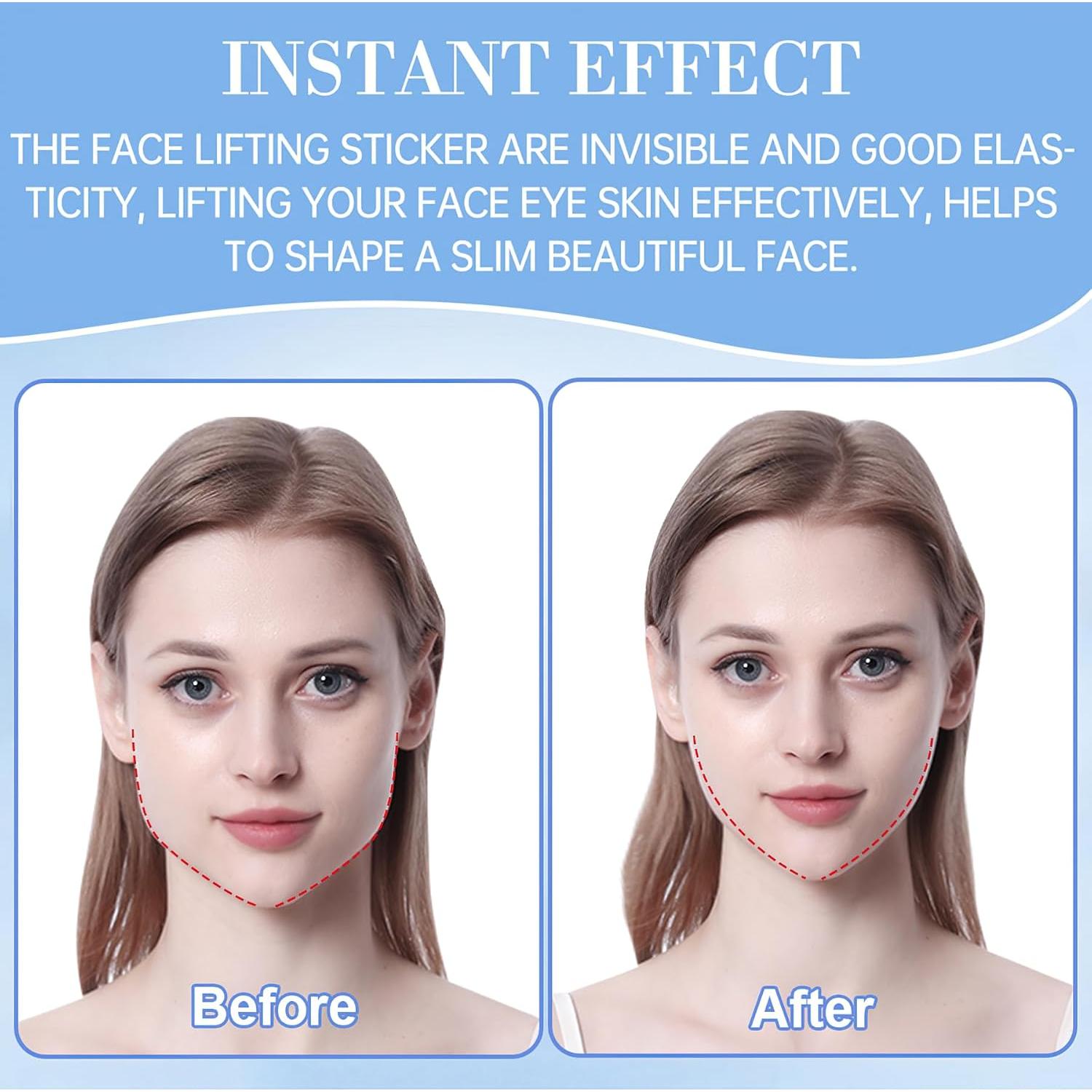 Cintas Faciales Antiarrugas Moonlight - 4 Bandas y 20 Stickers