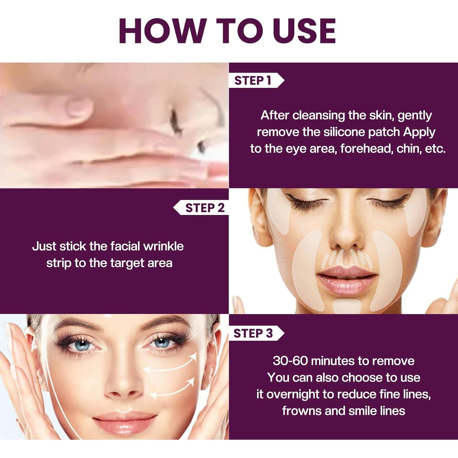 Parches Antienvejecimiento CPDUSTER 192pcs para Arrugas Faciales