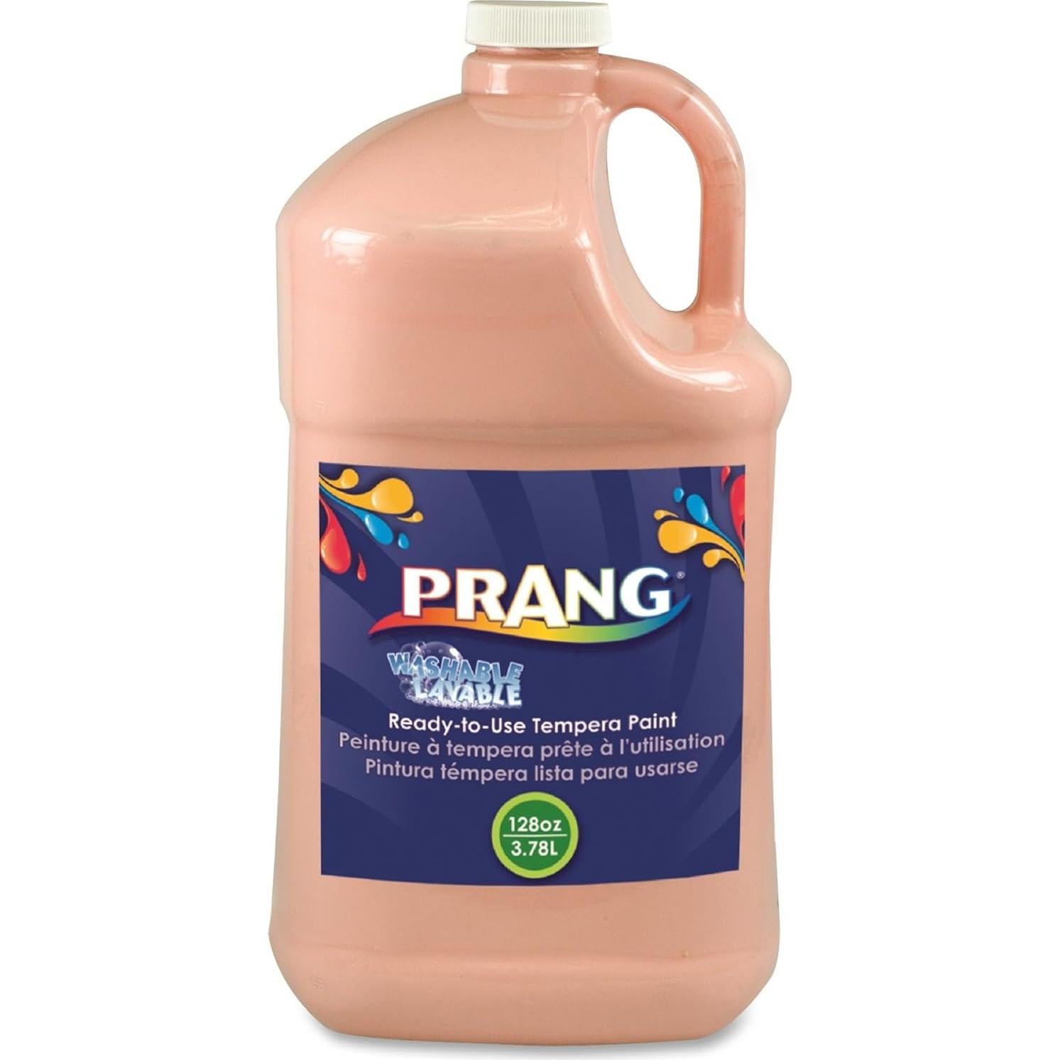 Pintura Tempera Lavable Prang 3,78L Durazno No Tóxica
