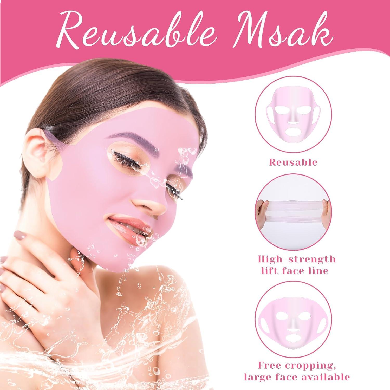Paquete de 4 Cubiertas de Mascarilla Facial Silicona BOHUIZ