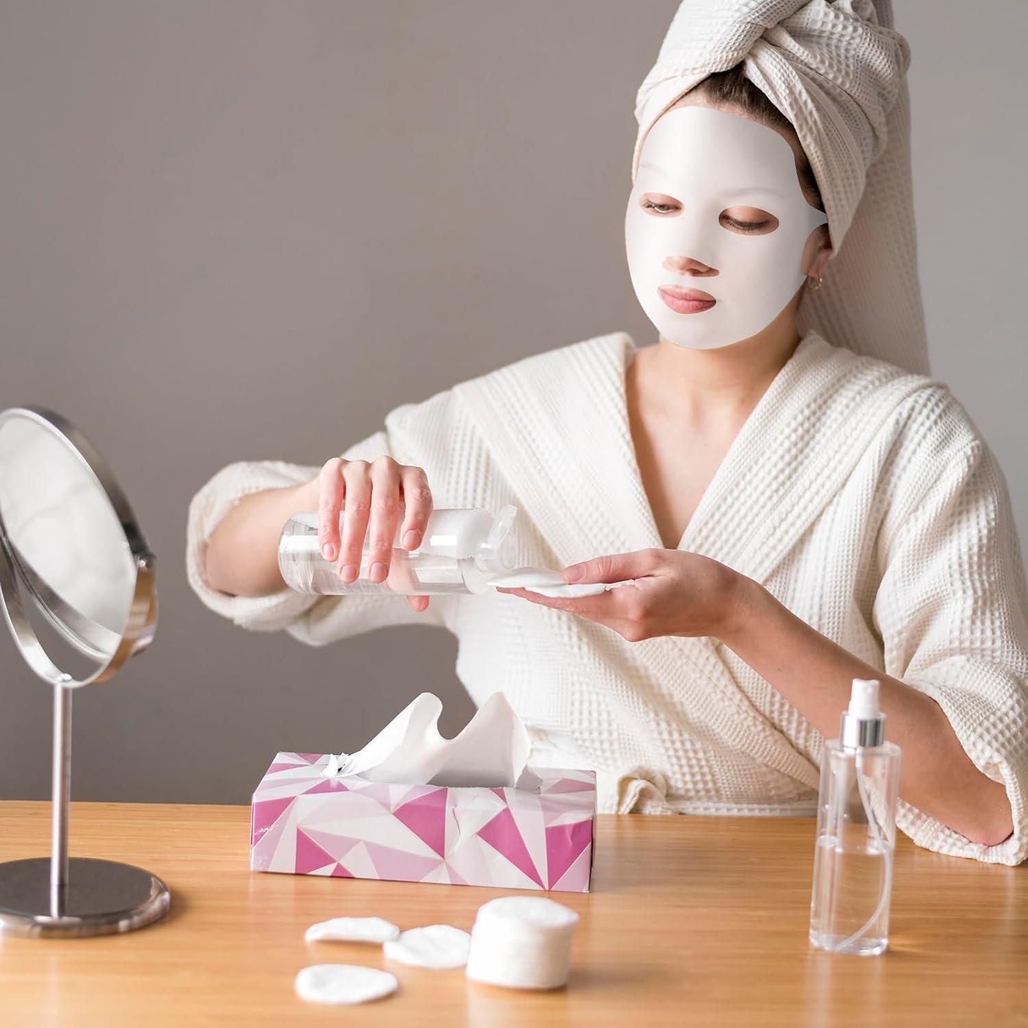 Paquete de 4 Cubiertas de Mascarilla Facial Silicona BOHUIZ