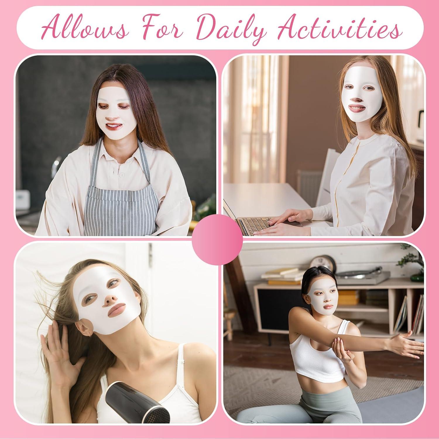 Paquete de 4 Cubiertas de Mascarilla Facial Silicona BOHUIZ