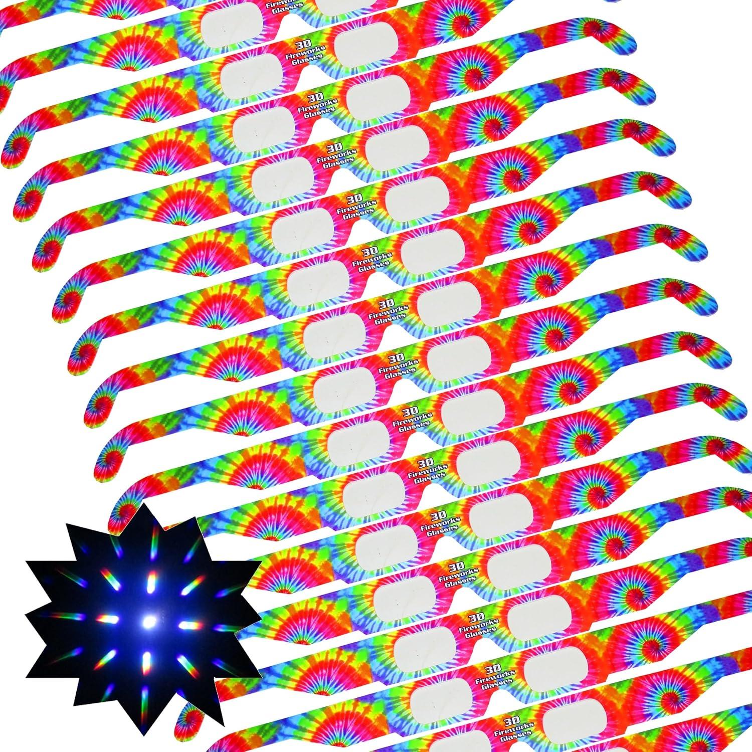 Gafas de Difracción de Fuegos Artificiales - 51 Piezas
