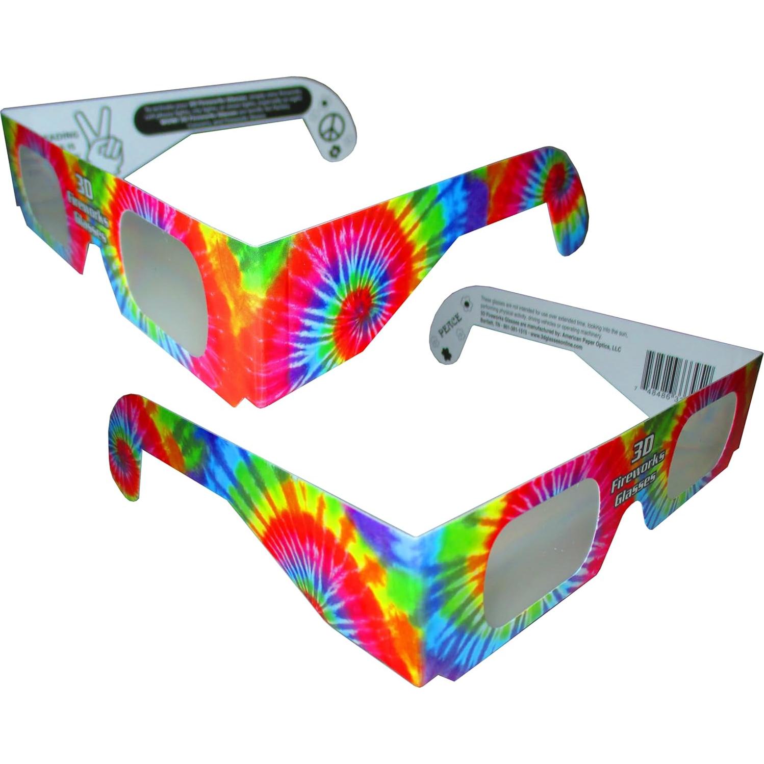 Gafas de Difracción de Fuegos Artificiales - 51 Piezas