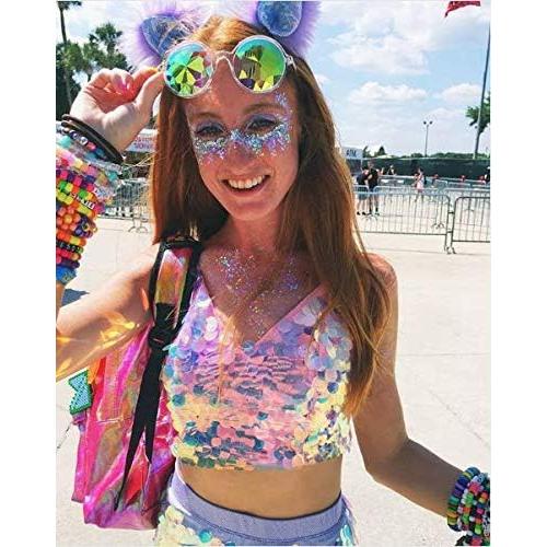 Gafas de Kaleidoscopio GloFX Xtra Lite - Paquete de 2 para Festival