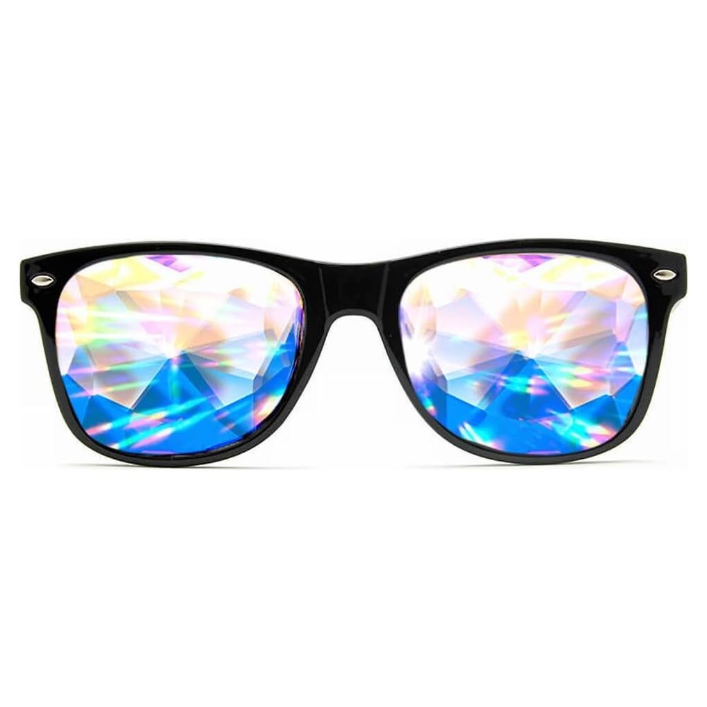 Gafas de Caleidoscopio GloFX Arcoíris para Fiestas EDM