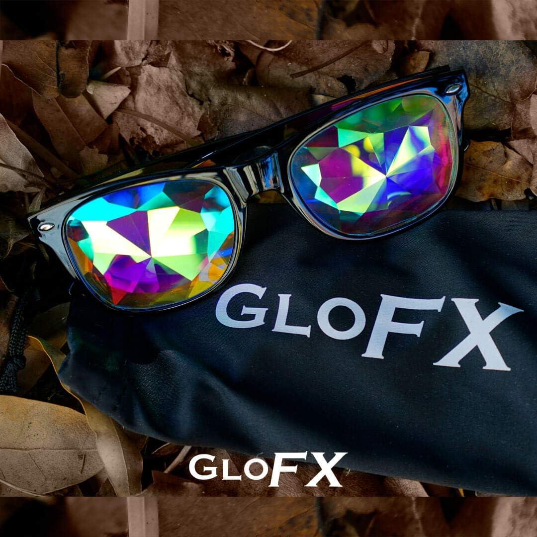 Gafas de Caleidoscopio GloFX Arcoíris para Fiestas EDM