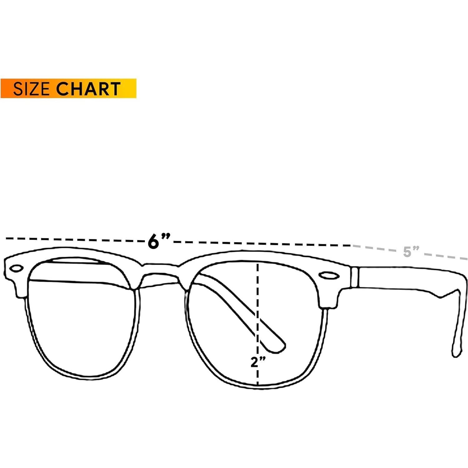 Gafas de Disfraz Skeleteen con Montura de Cuerno - Adultos y Niños