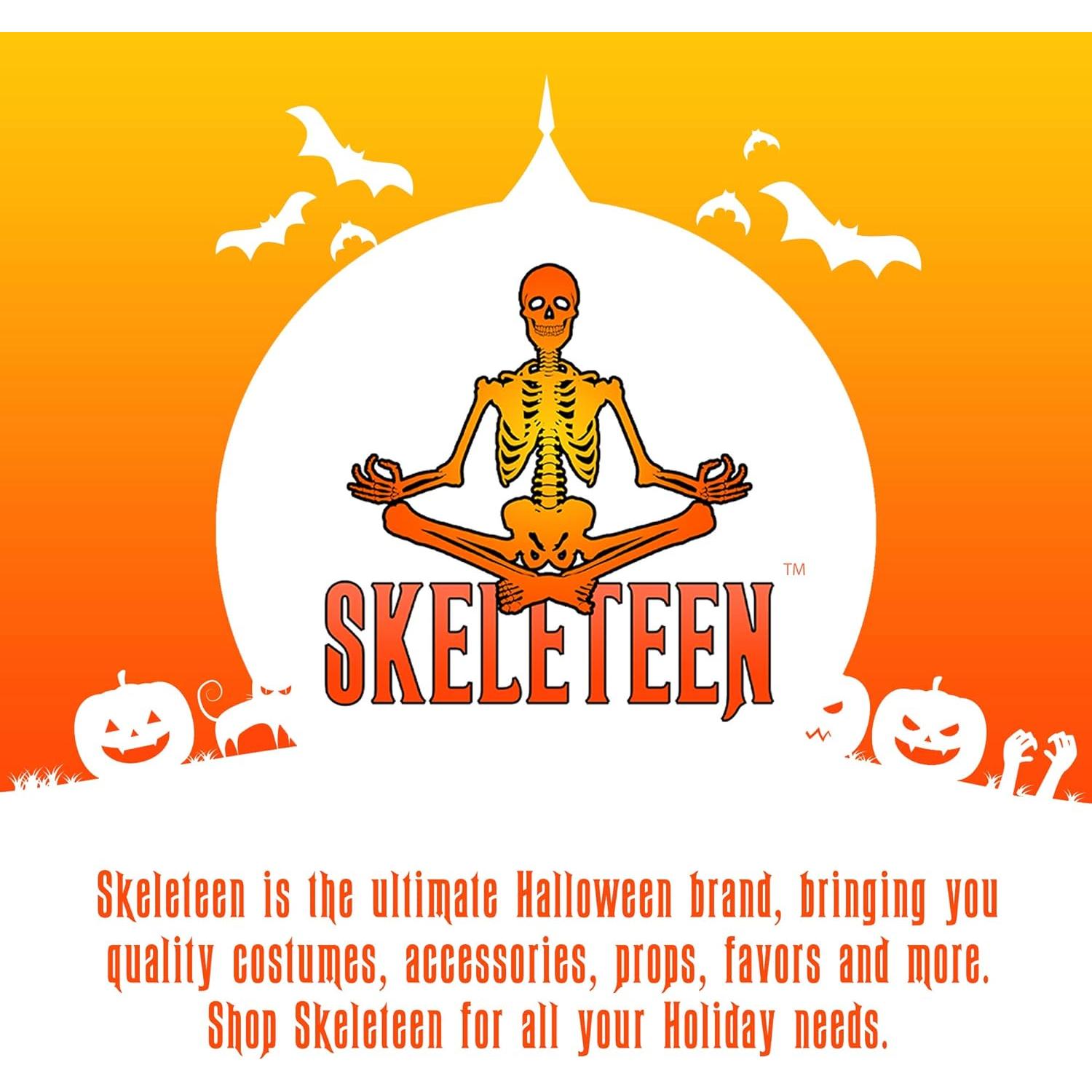 Gafas de Disfraz Skeleteen con Montura de Cuerno - Adultos y Niños