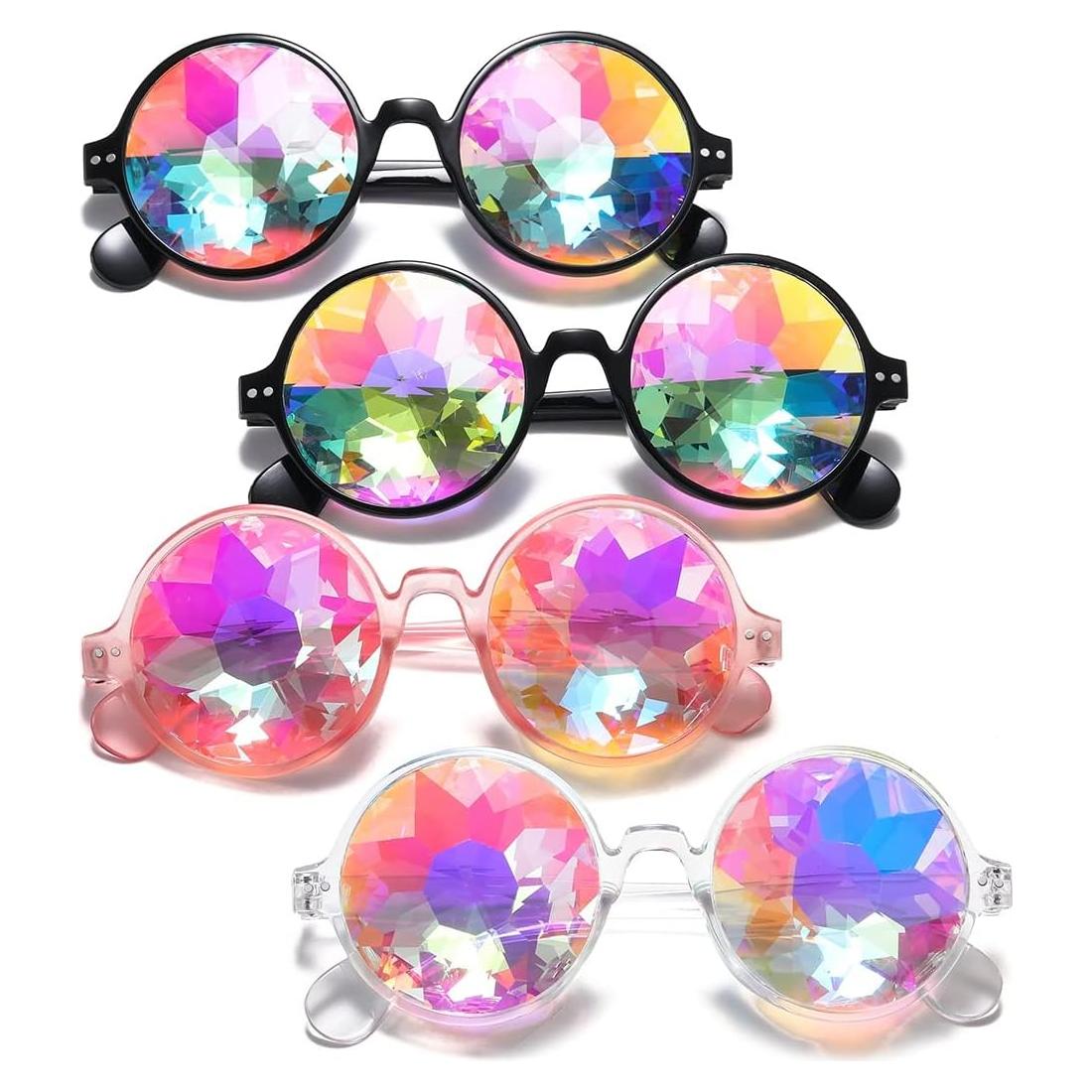 Gafas de Sol Prismáticas Trippy Kaleidoscope para Mujeres