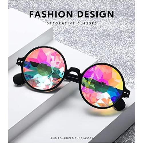 Gafas de Sol Prismáticas Trippy Kaleidoscope para Mujeres