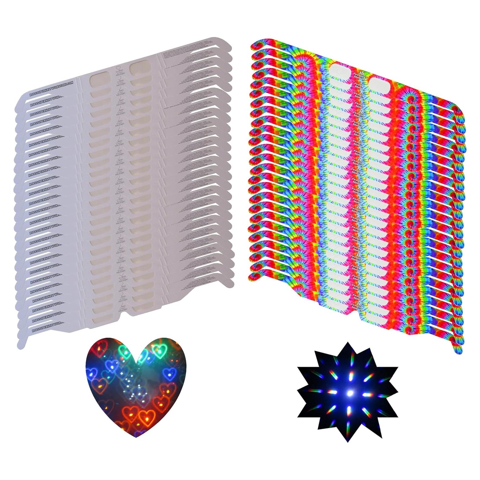 Gafas de Difracción de Fuegos Artificiales APO - 50 Unidades