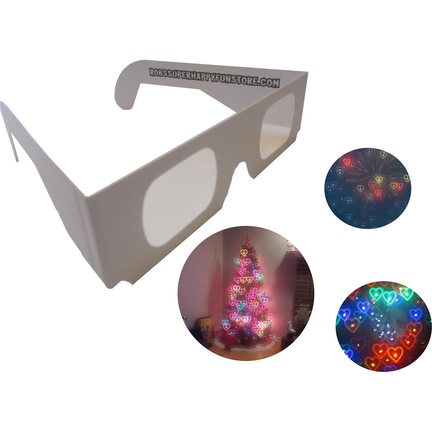 Gafas de Difracción de Fuegos Artificiales APO - 50 Unidades