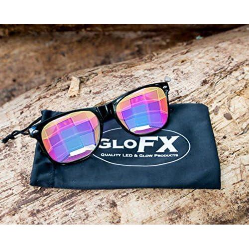 Gafas de Kaleidoscopio GloFX Bug Eye con Lente de Cristal