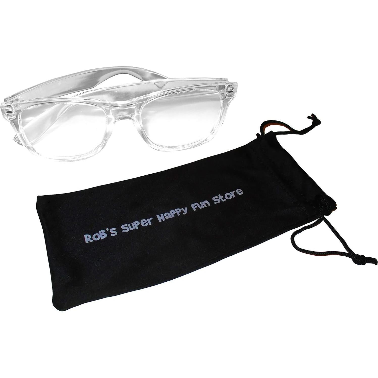 Gafas de Difracción de Fuegos Artificiales Rob's - Marcos Transparentes