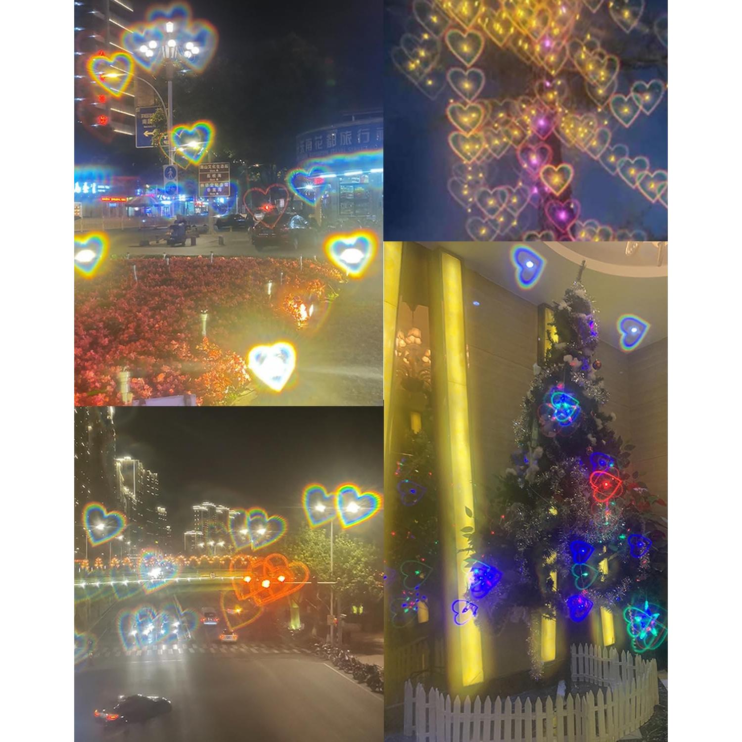 Paquete de 10 Gafas de Sol en Forma de Corazón UV400