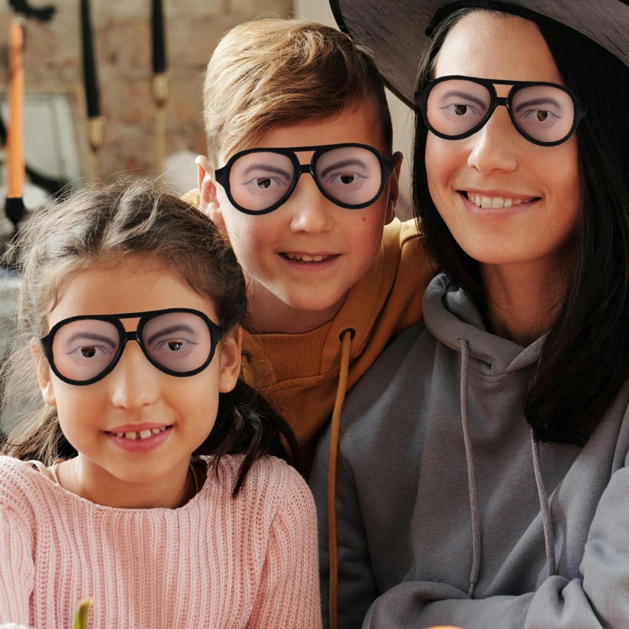 Gafas de Disfraz Divertidas TOYANDONA para Halloween 8 Pcs